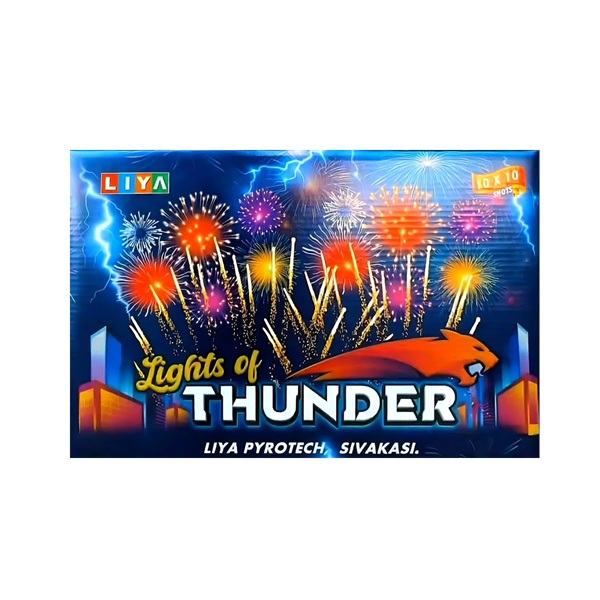 Lights of Tunder 10*10  100 Shots