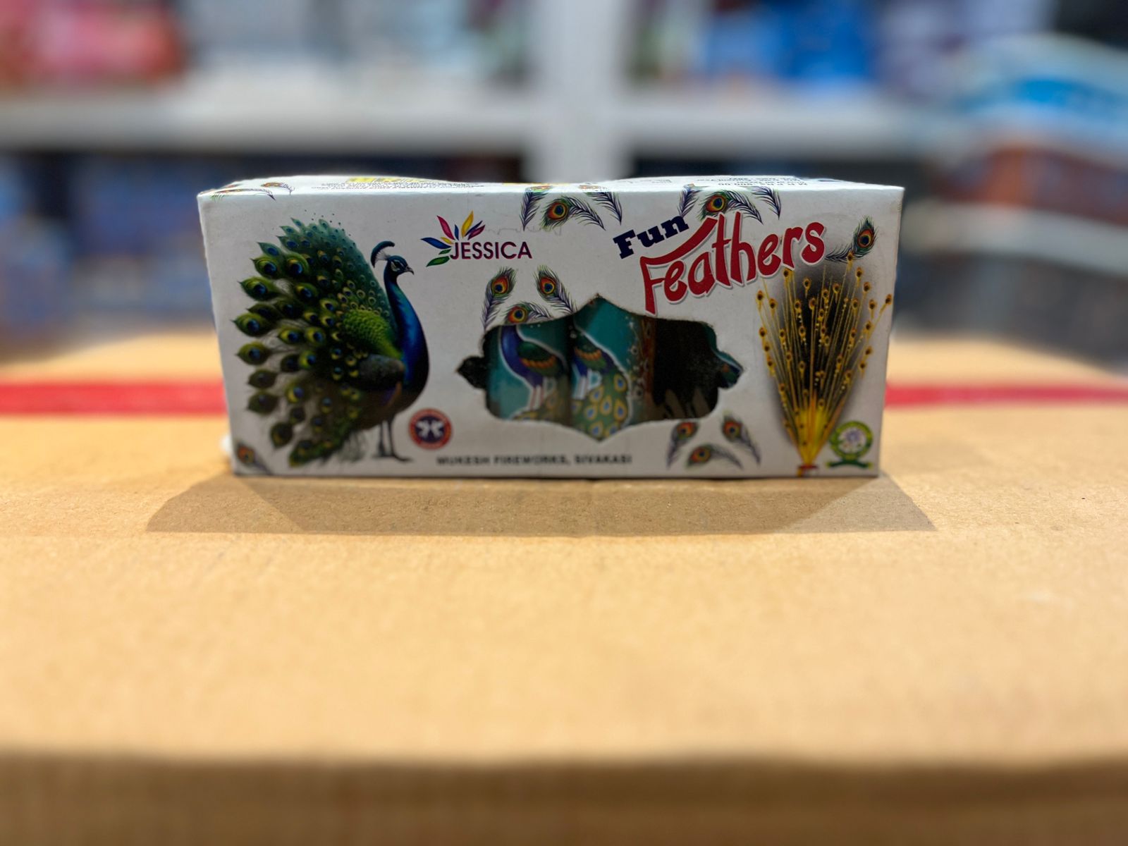 Peacock Feather Fountain